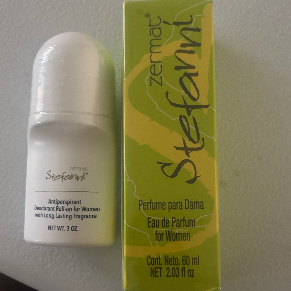 Stefanni Women's Perfume and Deodorant Set - White and Yellow